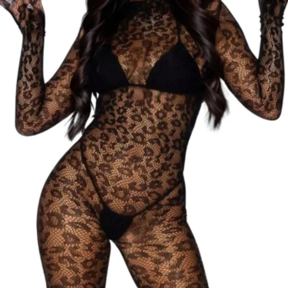 SOLD ON ANOTHER SITE Sexy Black Lace Bodysuit - Picture 5 of 6